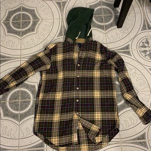 Polo Ralph Lauren LS shirt with hoodie